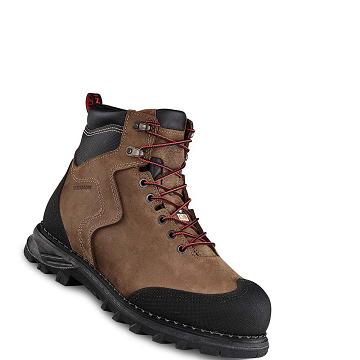 Bottes De Sécurité Red Wing Burnside 6-inch Imperméables, CSA Homme Marron | FR332LIS