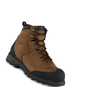 Bottes De Sécurité Red Wing Burnside 6-inch Imperméables Homme Marron | FR335HAP