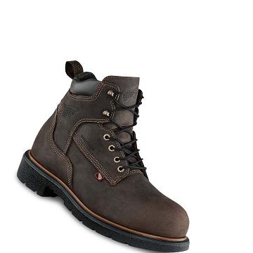Bottes De Sécurité Red Wing DynaForce® 6-inch Insulated, Imperméables Homme Noir Marron | FR294TCE