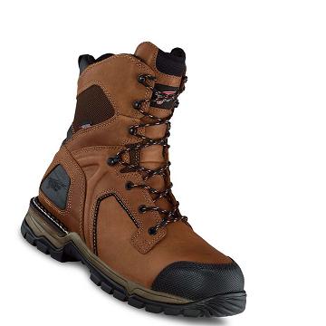 Bottes De Sécurité Red Wing FlexForce® 8-inch Imperméables Homme Marron | FR319YXF