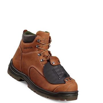 Bottes De Sécurité Red Wing King Embout® 6-inch Sécurité Embout Metguard Homme Marron | FR272QMA