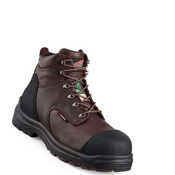 Bottes De Sécurité Red Wing King Embout® 6-inch Imperméables CSA Homme Cafe | FR274NWY