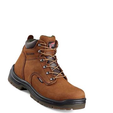 Bottes De Sécurité Red Wing King Embout® 6-inch Imperméables Homme Marron | FR278XYU