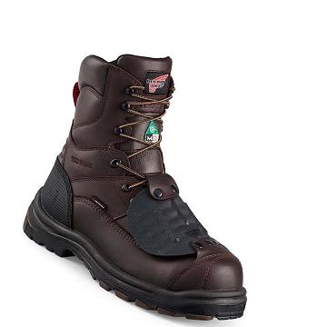 Bottes De Sécurité Red Wing King Embout® 8-inch Imperméables CSA Metguard Homme Bordeaux | FR281KOR