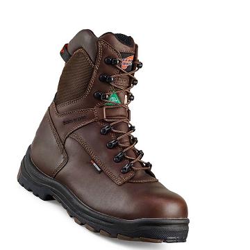 Bottes De Sécurité Red Wing King Embout® 8-inch Insulated, Imperméables CSA Homme Bordeaux | FR282JPQ