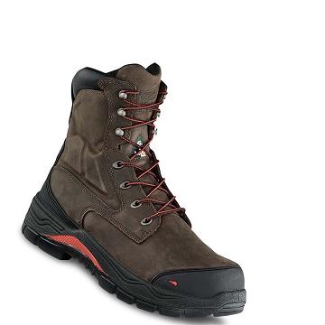 Bottes De Sécurité Red Wing King Embout® ADC 8-inch Imperméables CSA Metguard Homme Vert Olive | FR326NWY