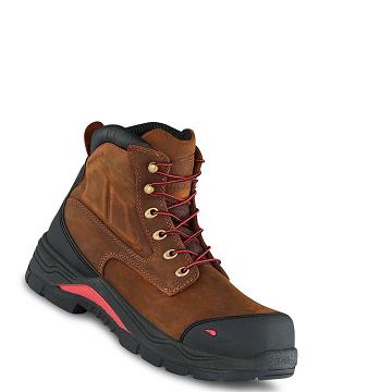 Bottes De Sécurité Red Wing King Embout® ADC 6-inch Imperméables CSA Metguard Homme Marron | FR327BEX
