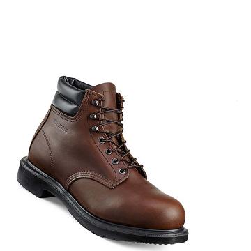Bottes De Sécurité Red Wing SuperSole® 6-inch Homme Cafe | FR301BEX