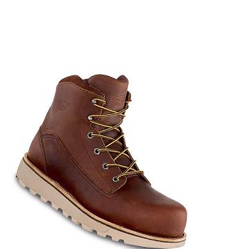 Bottes De Sécurité Red Wing Traction Tred Lite 6-inch Imperméables Homme Bordeaux | FR348EBC