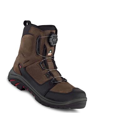 Bottes De Sécurité Red Wing Tradesman 8-inch BOA®, Imperméables, CSA Homme Marron | FR316OKI