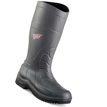 Bottes Imperméables Red Wing 17-Inch Sécurité Embout Pull-On Homme Grise | FR47KOR