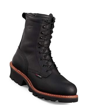 Bottes Imperméables Red Wing 9-inch Insulated, Sécurité Embout Homme Noir | FR392AHK