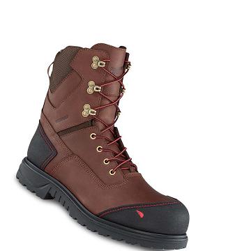 Bottes Imperméables Red Wing Brnr XP 8-inch Insulated, Sécurité Embout Homme Cafe | FR397YXF