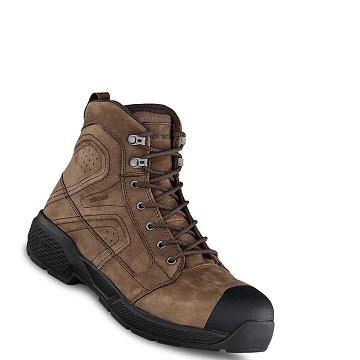 Bottes Imperméables Red Wing Exos Lite 6-inch Sécurité Embout Homme Marron | FR45ZUT