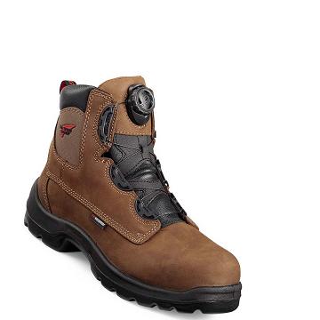 Bottes Imperméables Red Wing FlexBond 6-inch BOA® Sécurité Embout Homme Marron | FR410LIS
