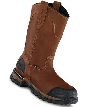 Bottes Imperméables Red Wing FlexForce® 11-inch Sécurité Embout Pull-On Homme Marron | FR40NWY