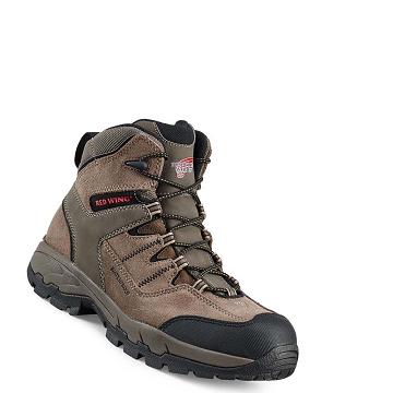 Bottes Randonnée Red Wing 6-inch Imperméables Soft Embout Homme Kaki | FR251CTV