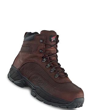 Bottes Randonnée Red Wing 6-inch Imperméables CSA Soft Embout Homme Cafe | FR253ZUT