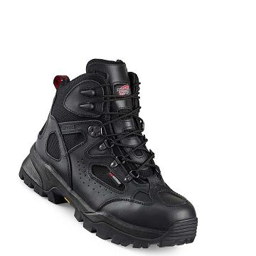 Bottes Randonnée Red Wing 6-inch Imperméables Sécurité Embout Homme Noir | FR258GSO