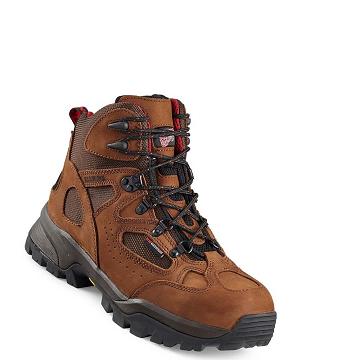 Bottes Randonnée Red Wing TruHiker 6-inch Imperméables Sécurité Embout Homme Marron | FR256JPQ