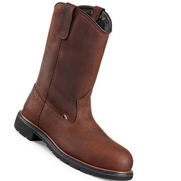 Bottes Red Wing DynaForce® 11-inch Imperméables Sécurité Embout Pull On Homme Cafe | FR228LIS