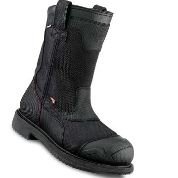 Bottes Red Wing MaxBond 10-inch Imperméables Sécurité Embout Pull On Homme Noir | FR236AHK