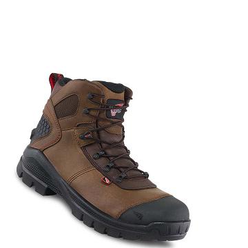 Bottes de Travail Red Wing 6-inch Soft Embout Homme Marron | FR97ZUT