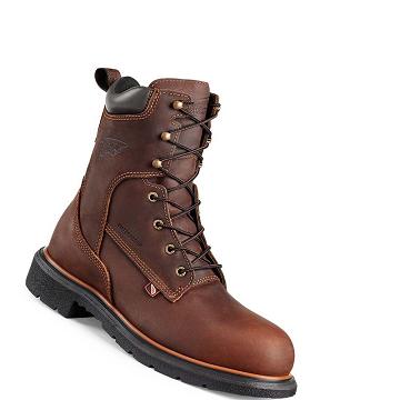 Bottes de Travail Red Wing DynaForce® 8-inch Imperméables Soft Embout Homme Cafe | FR76GSO