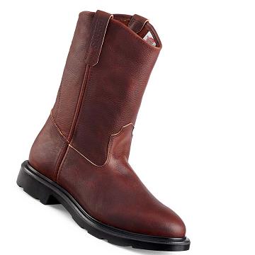 Bottes de Travail Red Wing SuperSole® 11-inch Soft Embout Pull-On Homme Bordeaux | FR82OKI