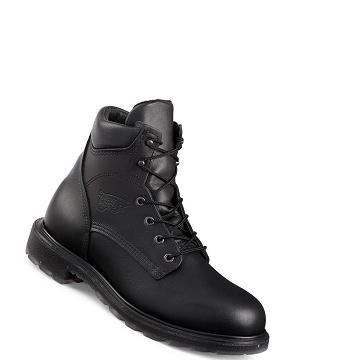 Bottes de Travail Red Wing SuperSole® 2.0 6-inch Soft Embout Homme Noir | FR70XYU