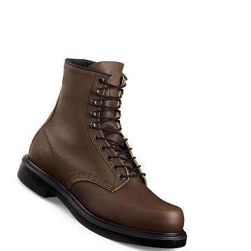 Bottes de Travail Red Wing SuperSole® 8-inch Soft Embout Homme Taupe | FR81PJJ