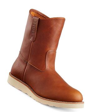 Bottes de Travail Red Wing Traction Tred 9-inch Soft Embout Pull-On Homme Marron | FR7YXF
