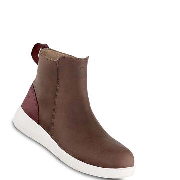 Bottes de Travail Red Wing Zero-G Lite 5-inch Side Zip Sécurité Embout Femme Marron | FR171BEX
