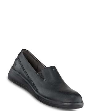 Chaussures Red Wing Zero-G Lite SOFT TOE LEATHER SLIP-ON Femme Noir | FR106AHK